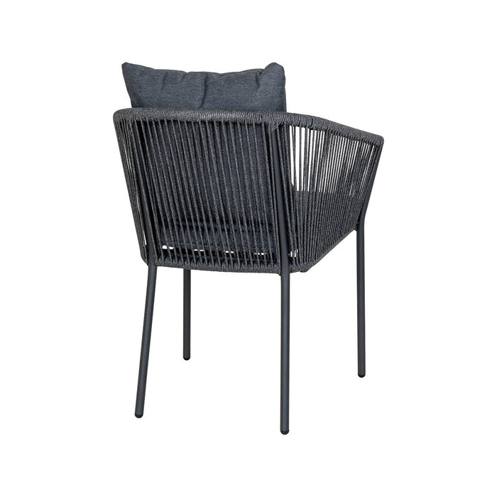 Artichok Mexx Aluminium Tuinstoel Met Armleuning - Donkergrijs