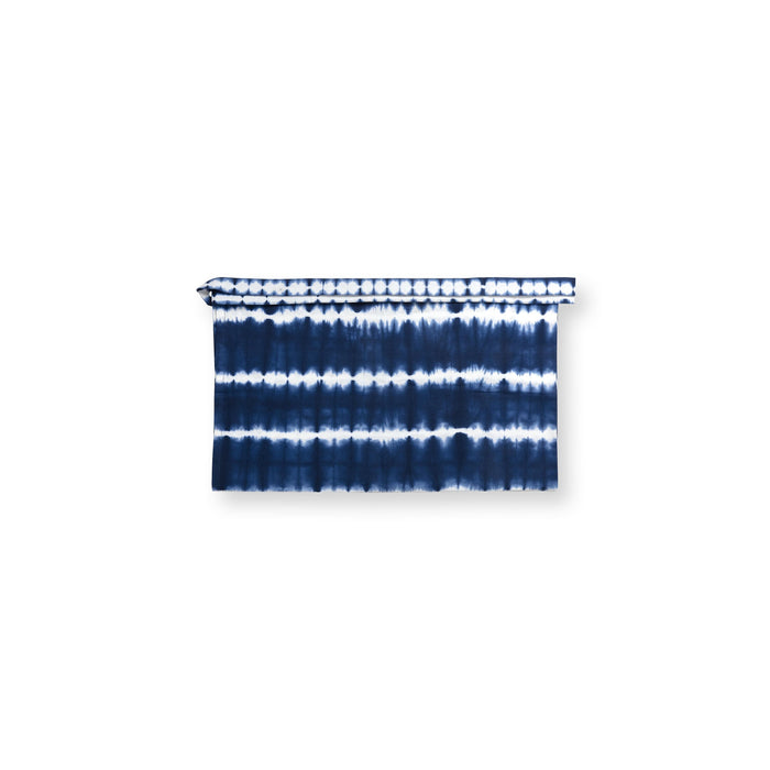 vtwonen - Schort Tie Dye - Sloof - Keukenschort - Blauw, Wit - 91x93cm