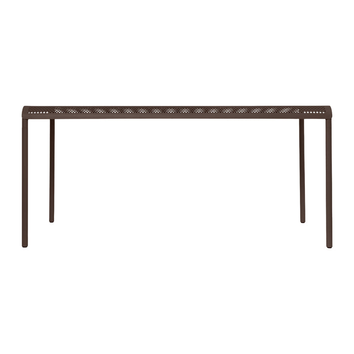 ferm LIVING Dapple Tuintafel B 160 x D 90 cm - Dark Chocolate