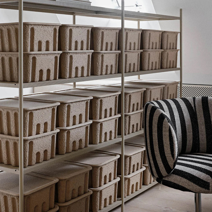 ferm LIVING Paper Pulp Opbergdoos L - Set van 2