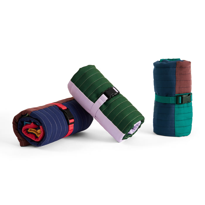 HAY Dogs Travel Blanket - Burgundy / Green / Blue