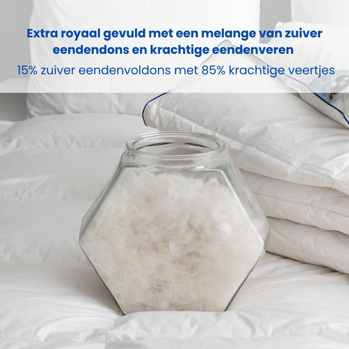 Fabiola - Zwaar Dons 4-Seizoenen Dekbed - 240x200cm