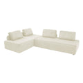 sweeek - Module stoel voor modulaire 2-zits bank in ribfluweel (set