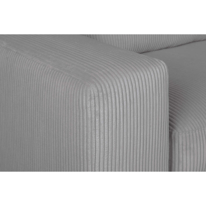 by fonQ Snug 4-zits Hoekbank met Chaise Longue Rechts - Lichtgrijs