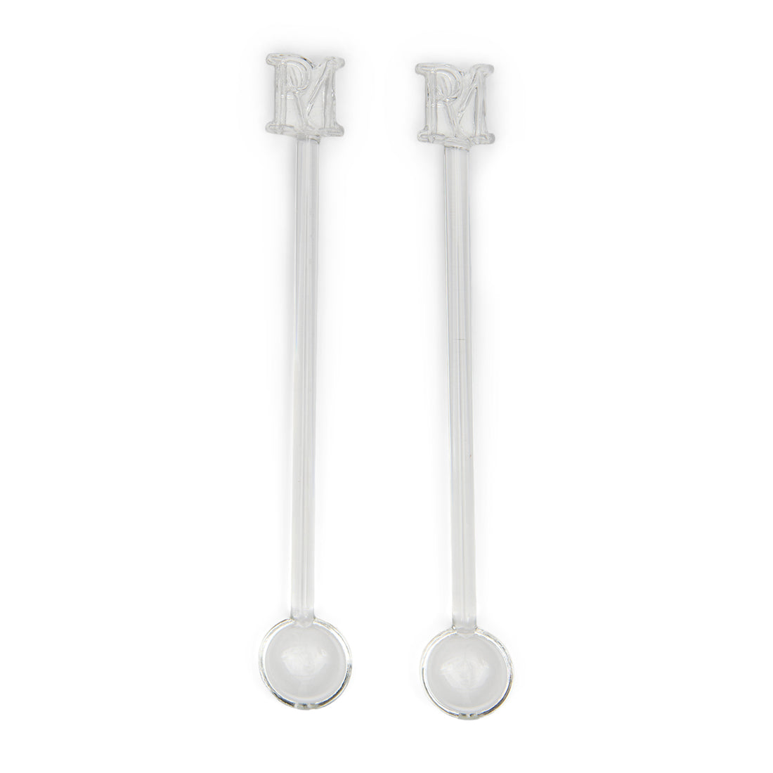 Riviera Maison Theelepels Transparant - Koffielepel set van 2 - Glas