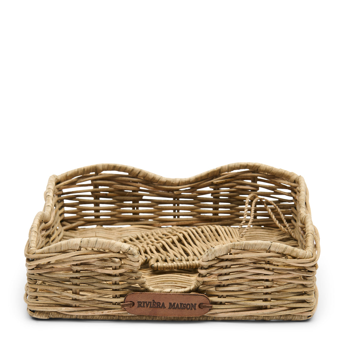 Riviera Maison Servethouder vis Bruin - Fish Servetbakje   - Rattan