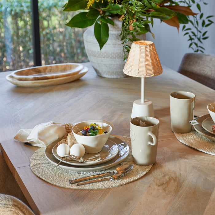 Riviera Maison Servetringen Wit - Pearl Muse Tafelring - Glazen kralen