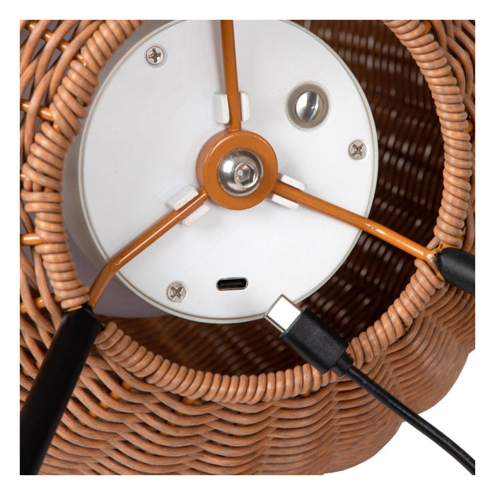 Lucide COLIN IP44 Tafellamp - Naturel