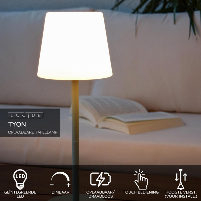 Lucide TYON Tafellamp - Groen