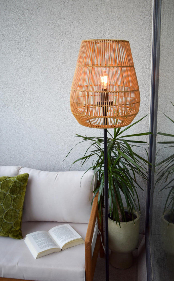 Lucide NERIDA Vloerlamp - Naturel