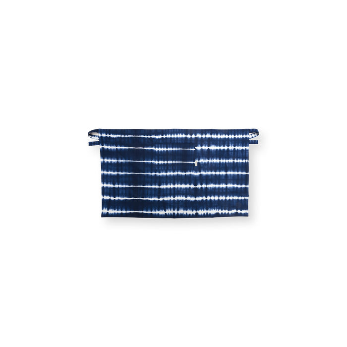 vtwonen - Schort Tie Dye - Sloof - Keukenschort - Blauw, Wit - 91x93cm