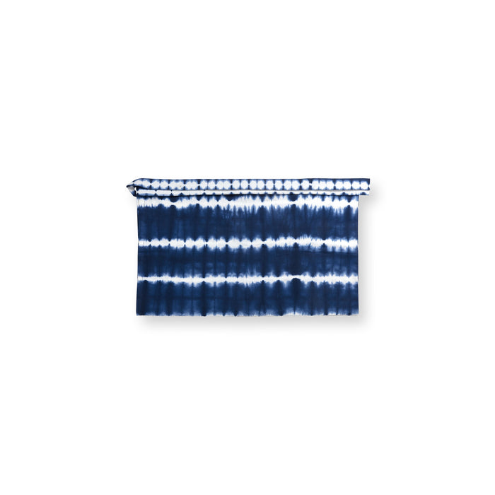 vtwonen - Schort Tie Dye - Sloof - Keukenschort - Blauw, Wit - 91x93cm