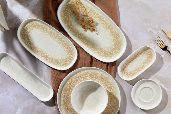 Rinart Kommetje - Dotti - Porselein - 14 cm (370cc) - set van 6