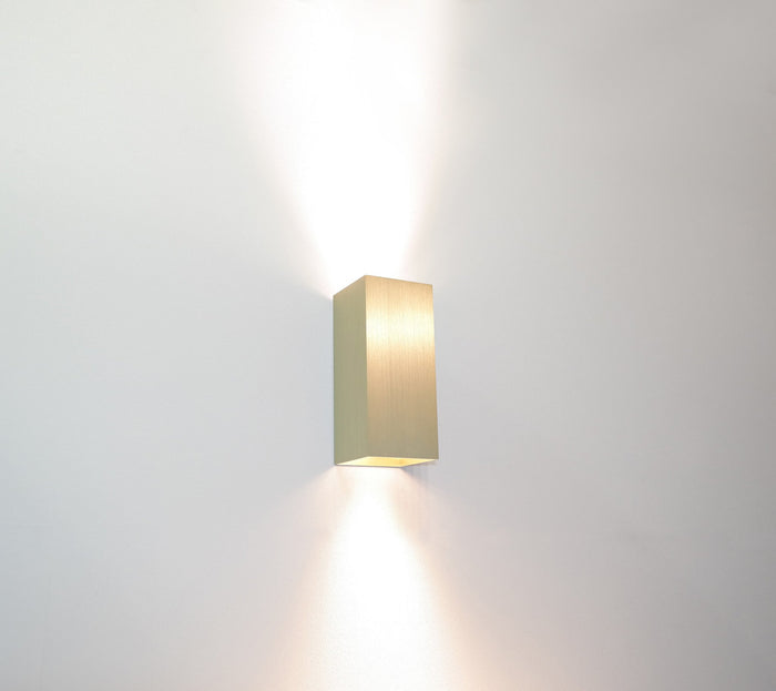 Artdelight Wandlamp Dante 2 Mat Goud GU10