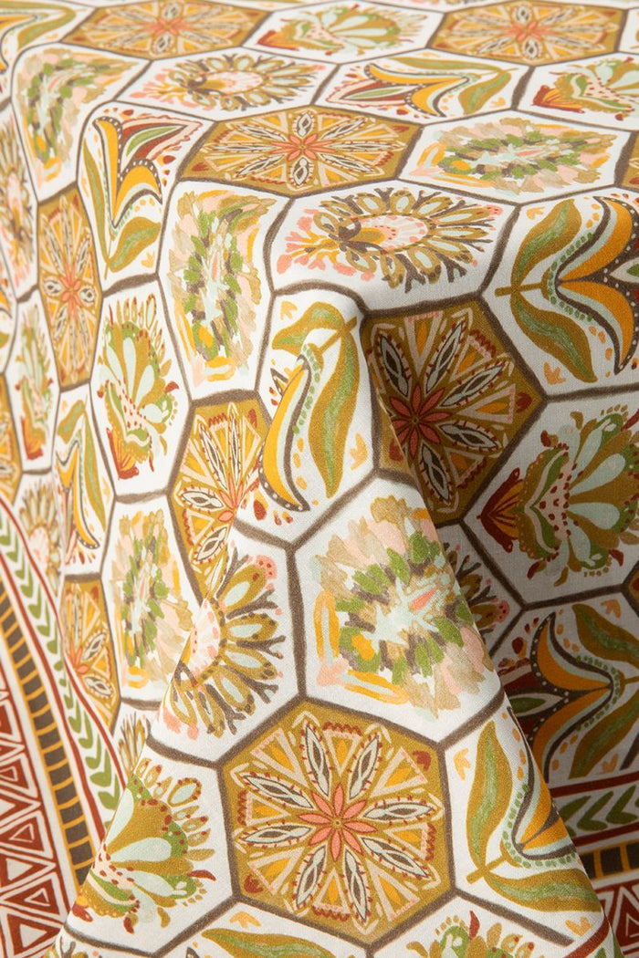 Sissy-Boy Multicolour tafelkleed met bloemenprint (140x220 cm)
