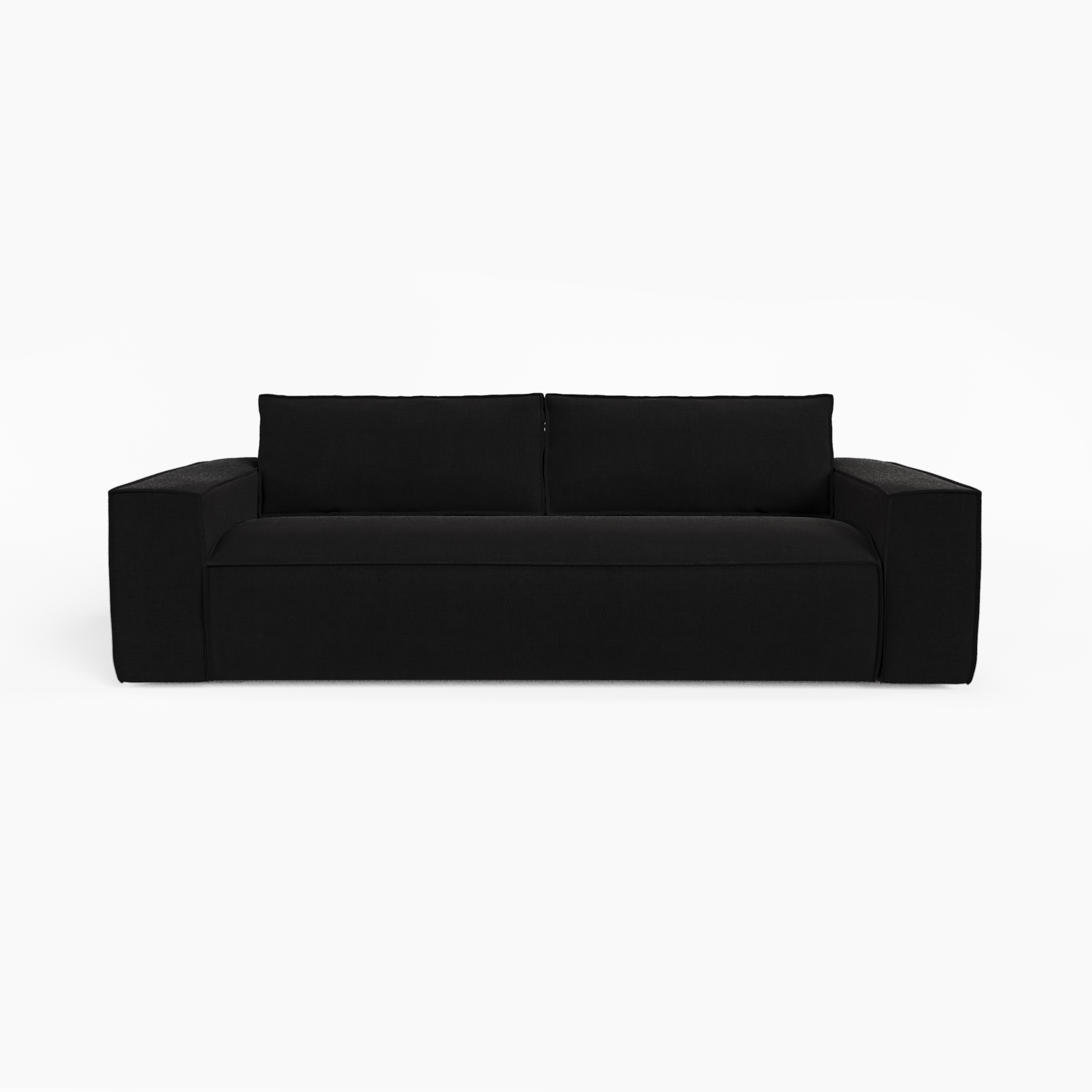 Express slaapbank dunlopillo fluweel donker antraciet 140cm