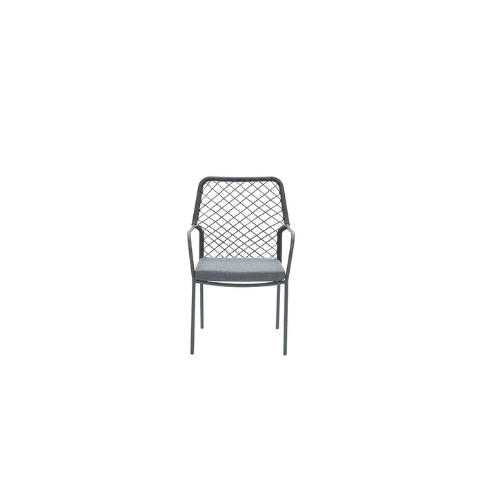 Garden Impressions Dido dining tuinstoel - Black|Mystic Grey