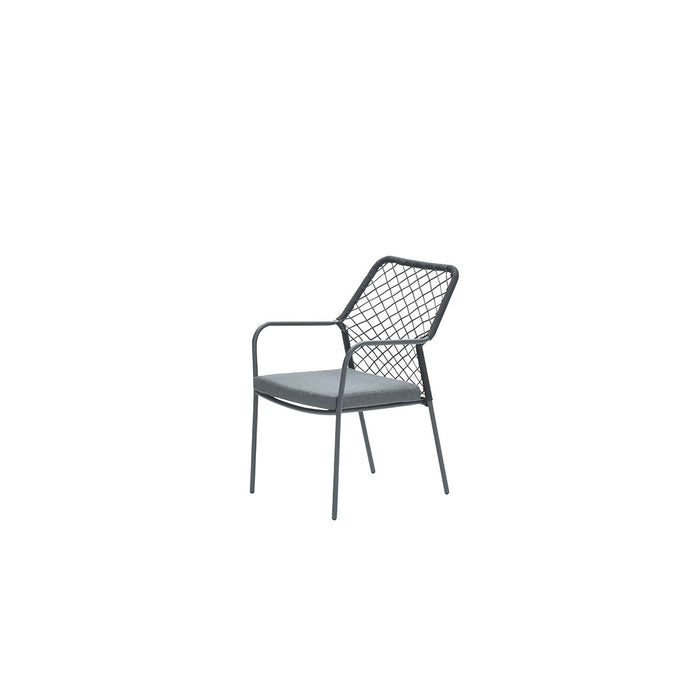 Garden Impressions Dido dining tuinstoel - Black|Mystic Grey