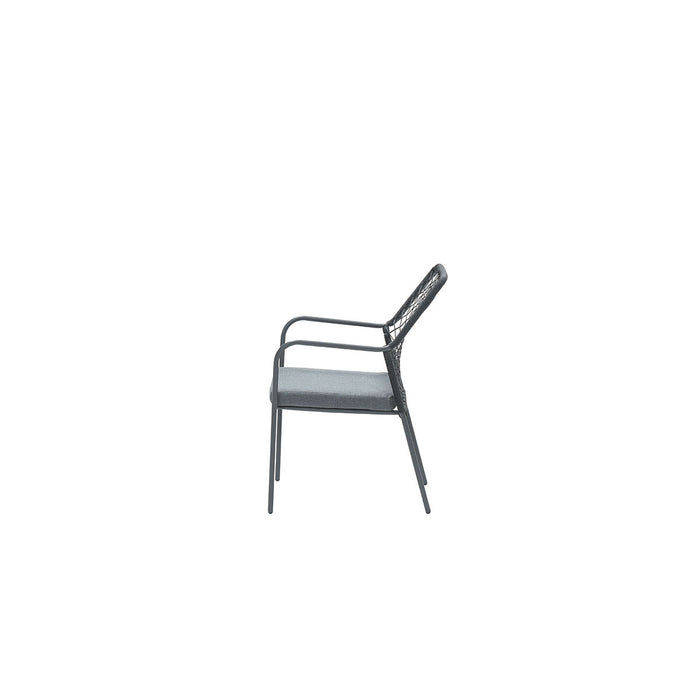 Garden Impressions Dido dining tuinstoel - Black|Mystic Grey