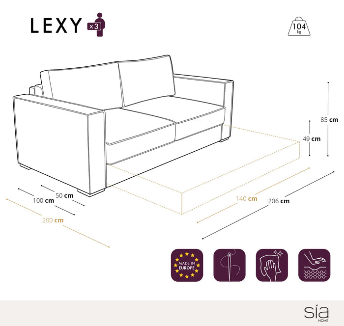 Slaapbank met lichtgrijs fluwelen matras 140cm