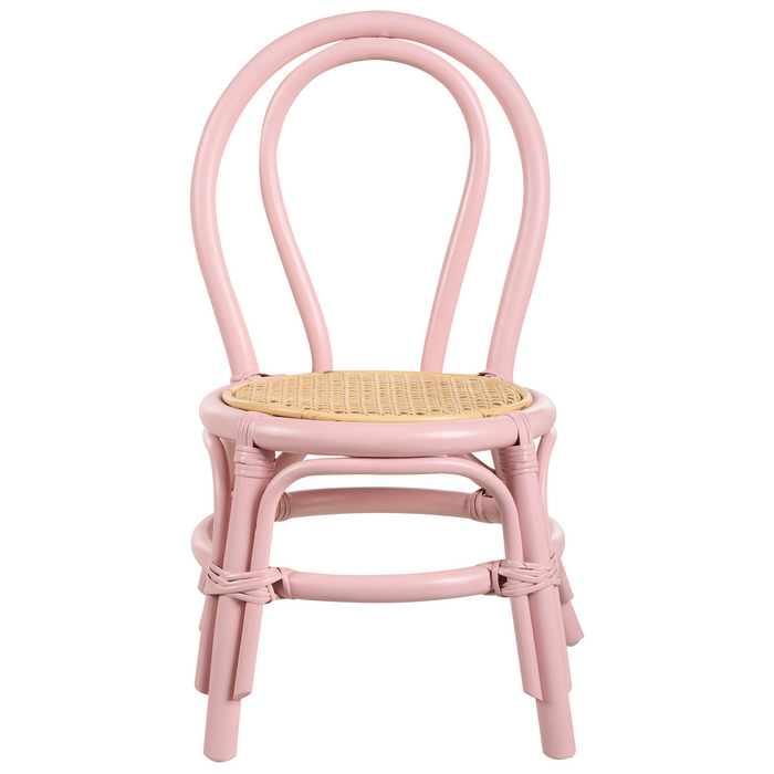 Beliani - KALIVIA - Kinderstoel - Pastelroze - Rotan