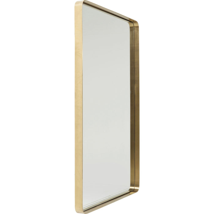 Kare Design Curve Spiegel Rechthoek - B80 X H120 Cm - Messing